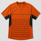 esbort™ Minimalist Soccer Jersey –orange & black