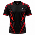 ESBORT Strike Pro Short-Sleeve Jersey – Black & Red Edition