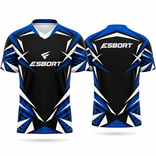 Esbort Blue Storm Performance & Esports Jersey