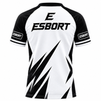 ESBORT Pro-Performance Esports Jersey Athletic Jersey - Black/White