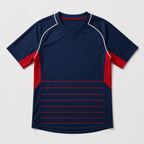 Esbort Minimalist Soccer Jersey – Navy & Red