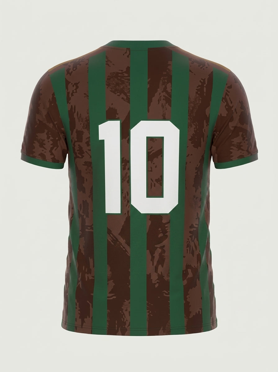 Esbort™ Pro Performance Jersey – Vertical Red & Green Edition(Green/Brown)