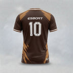 Esbort Pro Dynamic Brown Soccer Jersey | Elite Performance Kit