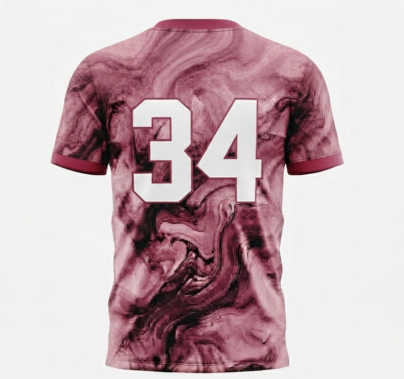 esbort™ Pink Wave Pro Soccer Jersey