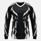 Esbort Pro-Performance Long-Sleeve Jersey – Black & White