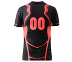 Esbort Performance Esports Jersey – Cyber Red & Black Edition