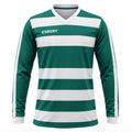 Esbort Performance Long-Sleeve Jersey – Green & white Striped Edition