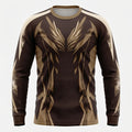 Esbort Performance Long-Sleeve Jersey – Brown / Abstract