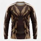 Esbort Performance Long-Sleeve Jersey – Brown / Abstract