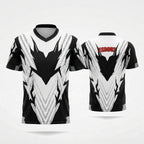 Esbort Performance Esports Jersey – White & Black Edition