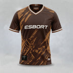 Esbort Pro Dynamic Brown Soccer Jersey | Elite Performance Kit