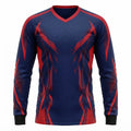Esbort Pro-Performance Long-Sleeve Jersey – Navy & Red