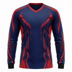 Esbort Pro-Performance Long-Sleeve Jersey – Navy & Red