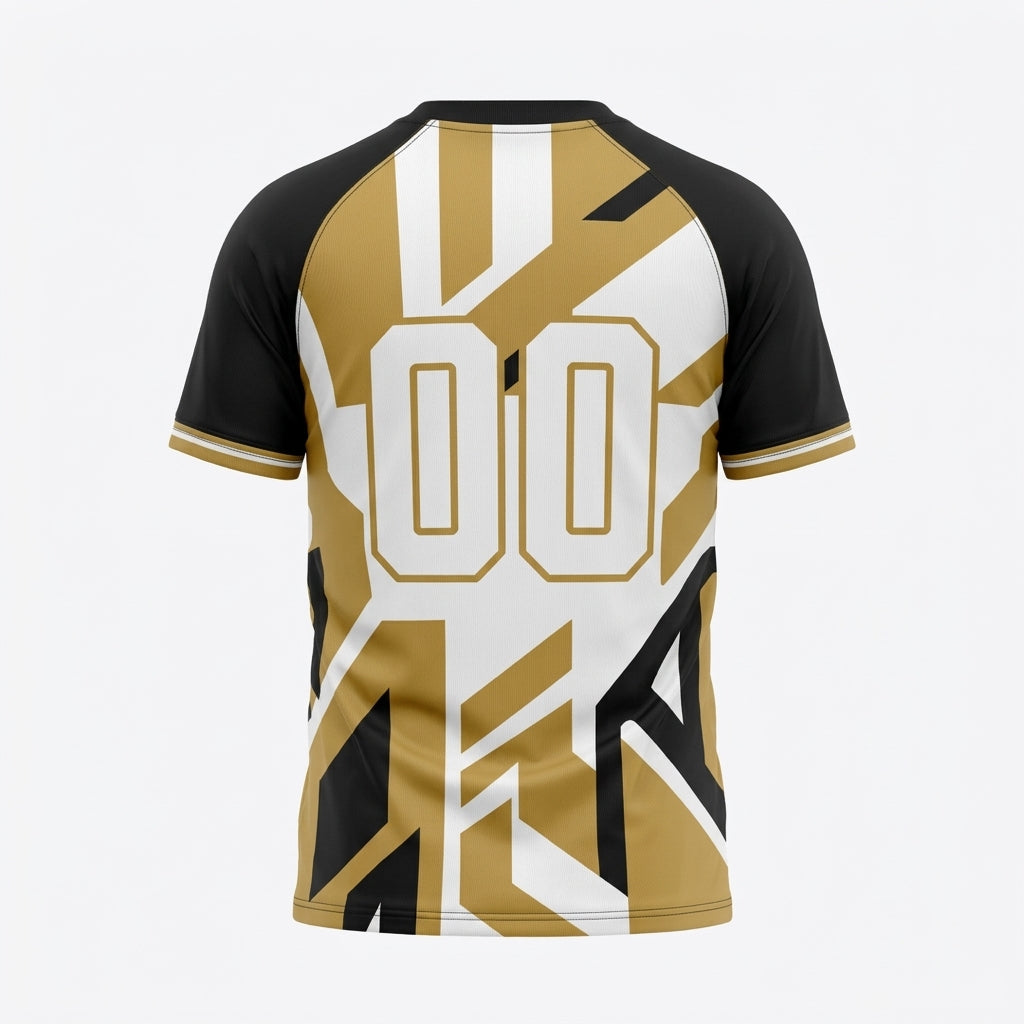 Esbort Union Edition Pro Jersey - Black & Gold Geometric Performance Kit