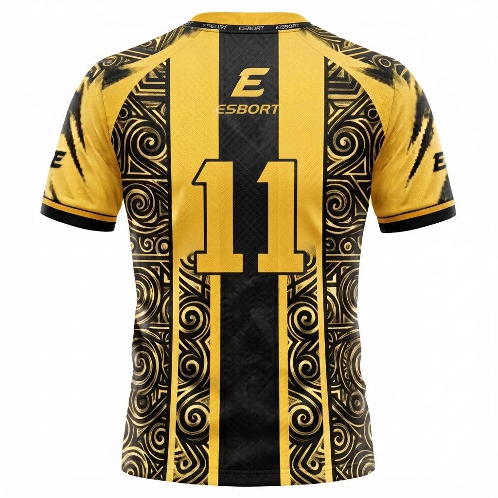 Esbort Pro-Performance Short-Sleeve Jersey – Yellow & Black