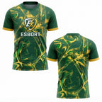 Esbort Performance Esports Jersey – Green & Gold Edition