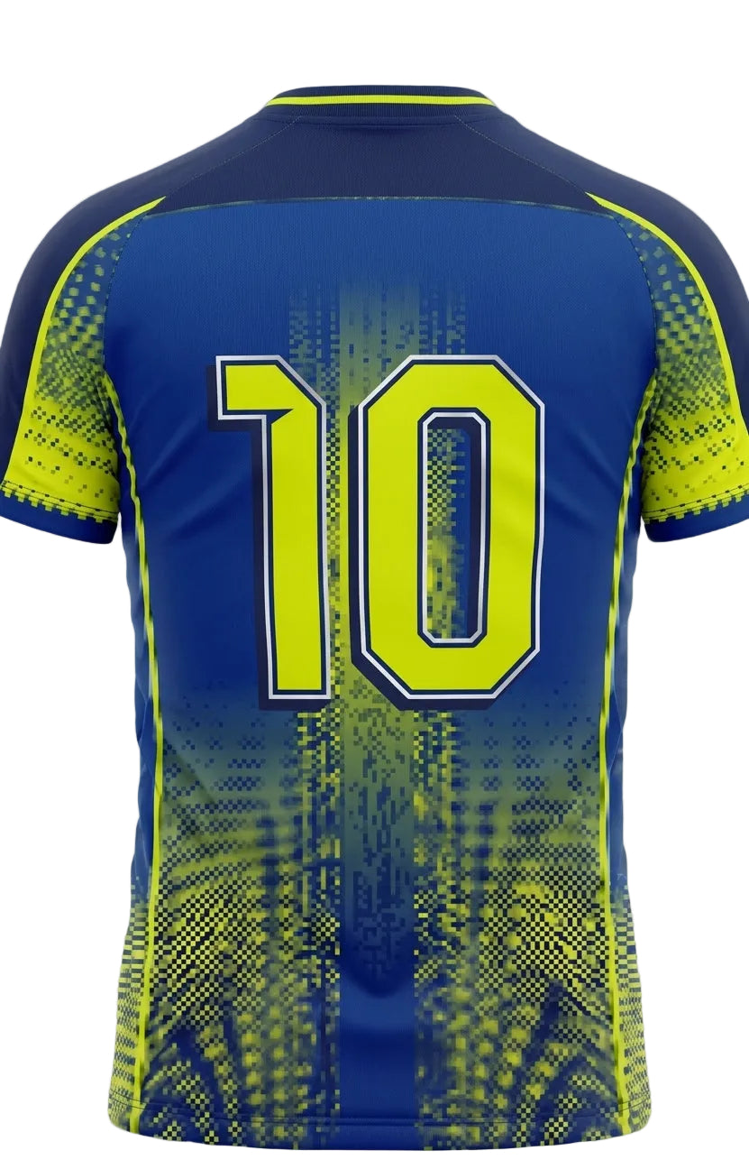 Esbort Volt Edge Performance Jersey – Royal Blue & Electric Lime