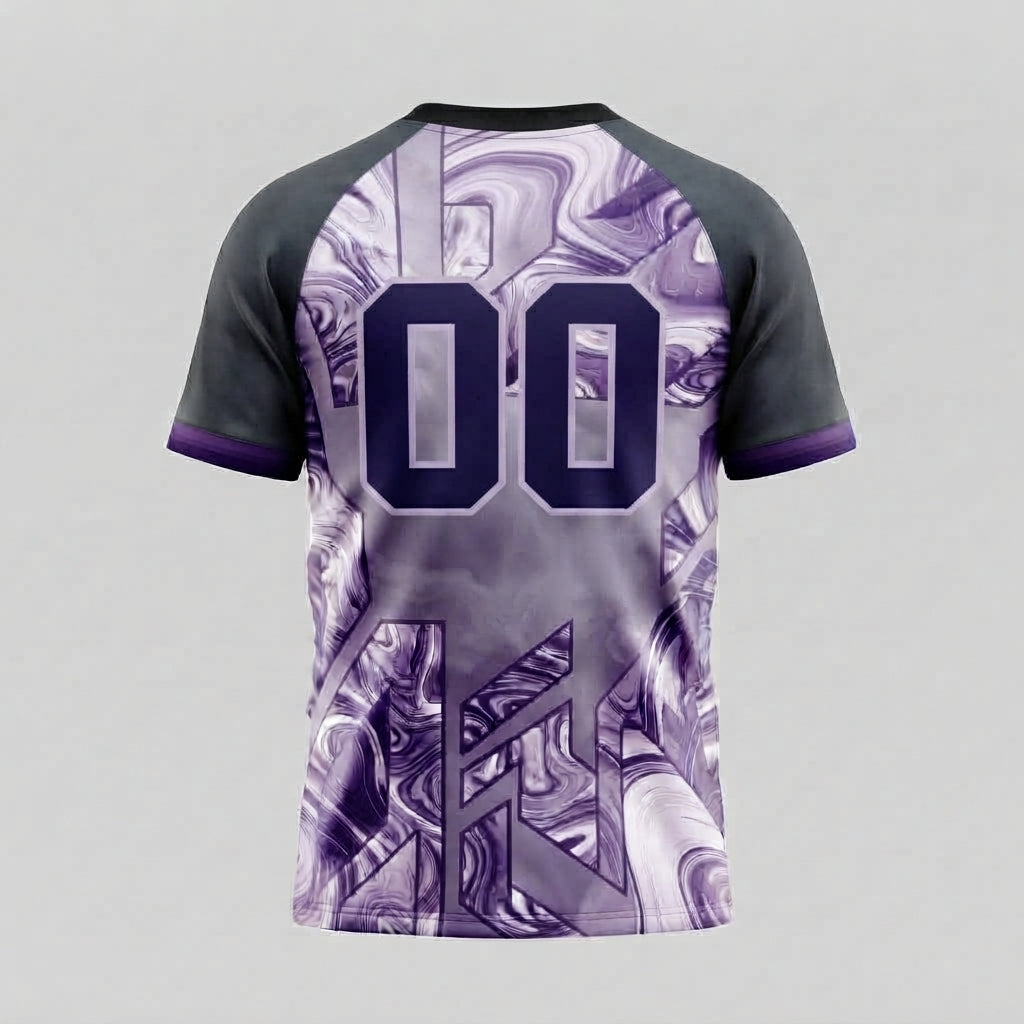 Esbort Amethyst Wave Pro Jersey - Violet & Charcoal Performance Kit