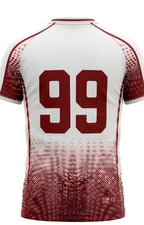 Esbort Elite ‘Vector Matrix’ Performance Jersey – White/Maroon