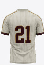 Esbort Pro Edge Performance Jersey – Off-White & Maroon Gold