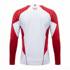 Esbort Pro Performance Long-Sleeve Jersey — White & Red Edition