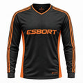 Esbort Performance Long-Sleeve Jersey – Black & Orange Edition