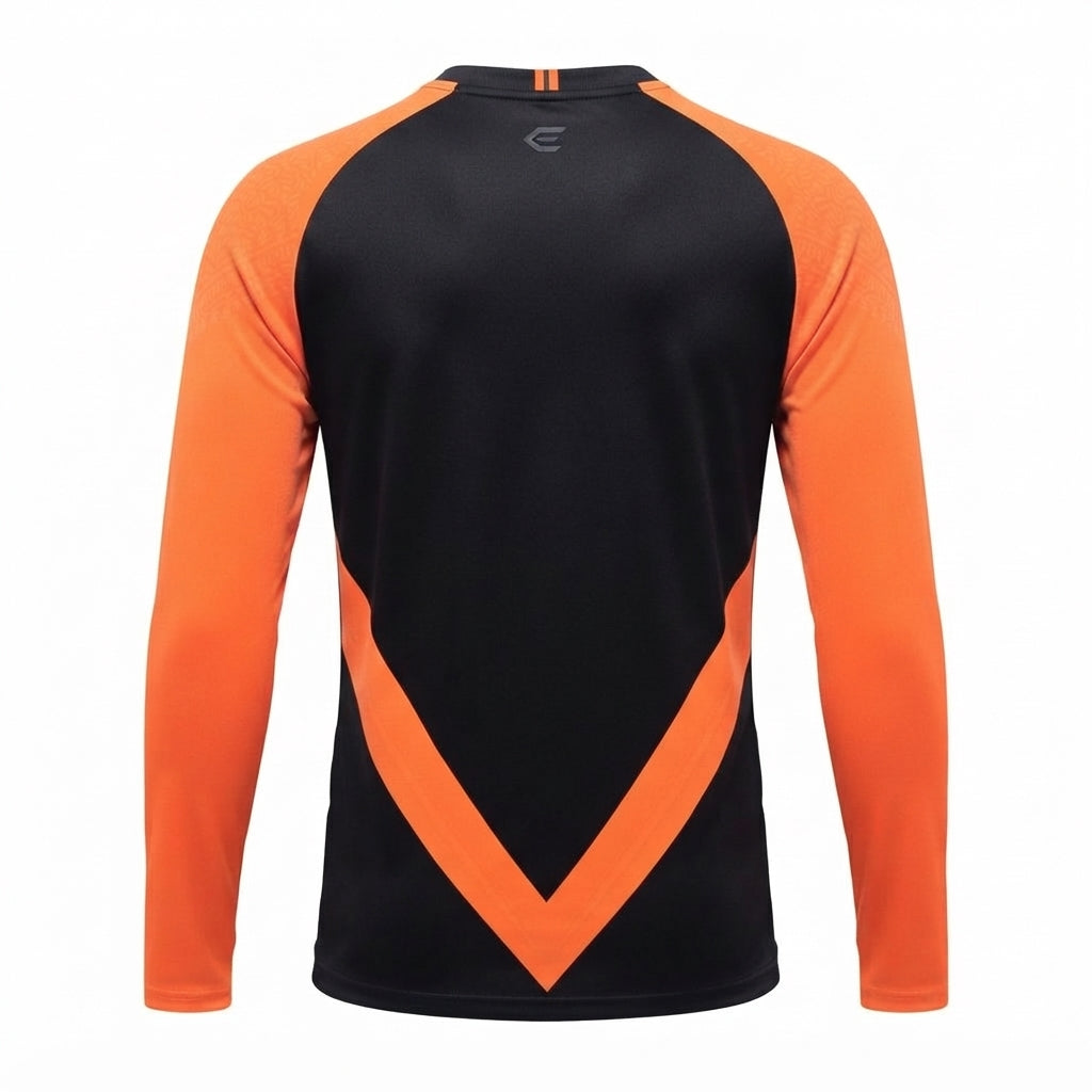 Esbort Pro Performance Long-Sleeve Jersey — Orange & Black Edition