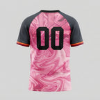Esbort Rose Wave Pro Jersey - Pink & Charcoal Performance Kit