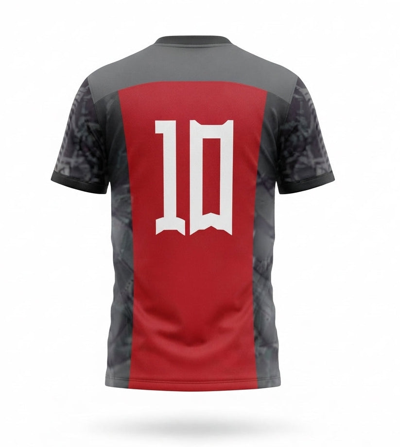 esbort™ Pro Performance Jersey - Red & Gray