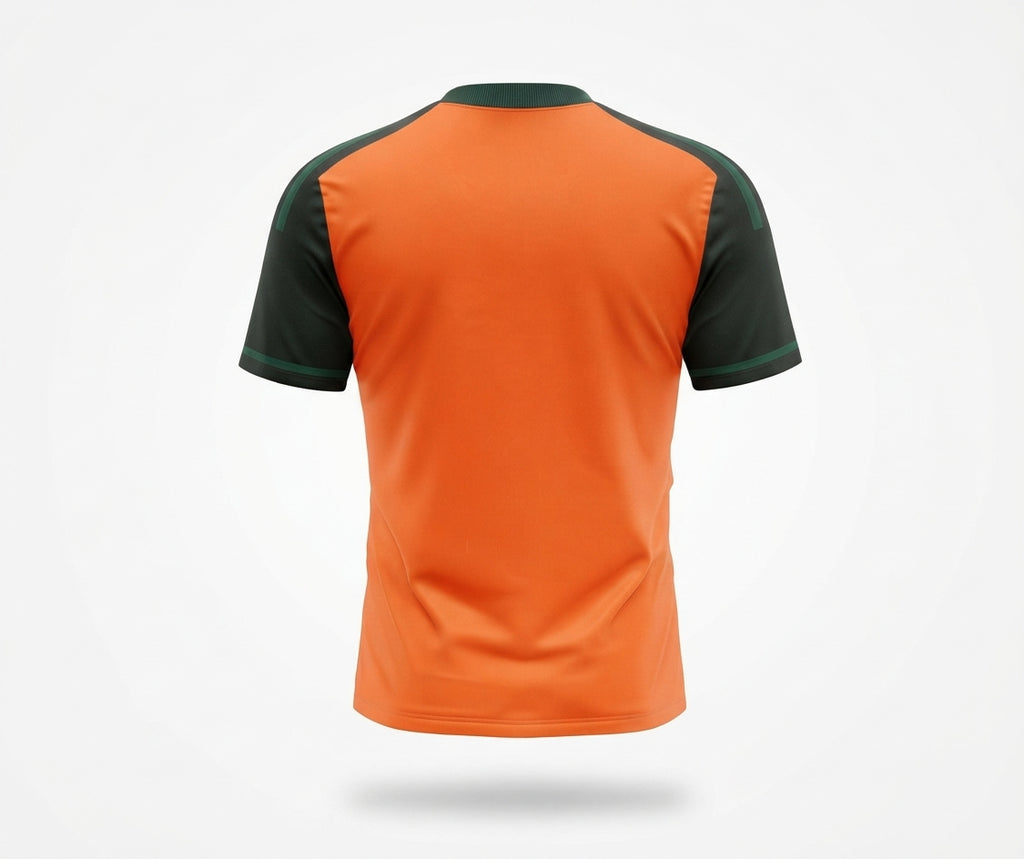 Esbort Custom Lightning Soccer Jersey- Orange & Black Editio