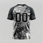 Esbort Monochrome Pro Jersey - Black & White Marble Performance Kit