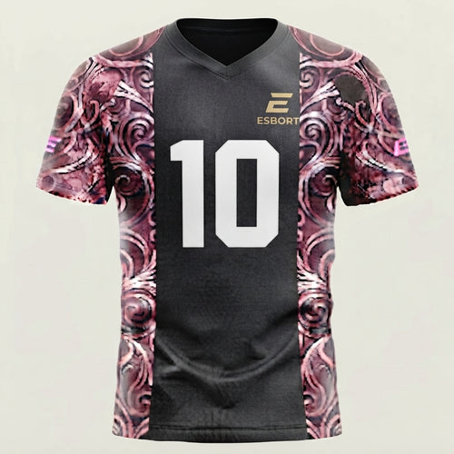 Esbort Archives Performance Jersey – Pink & Charcoal Edition