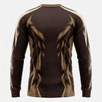 Esbort Performance Long-Sleeve Jersey – Brown / Abstract