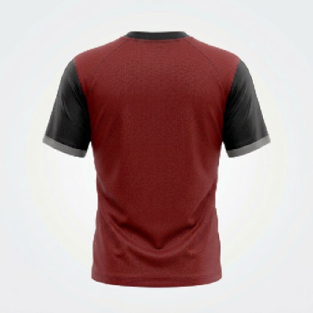 Esbort Elite ‘Sash Strike’ Performance Jersey – Burgundy & Yellow Edition