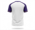 Esbort Custom Lightning Soccer Jersey-White & Purple Edition