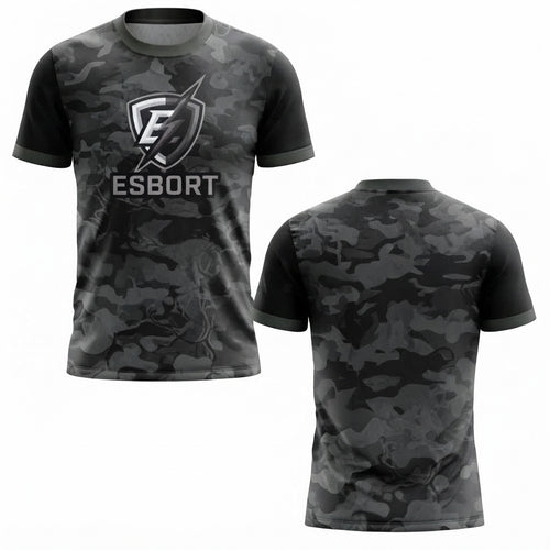 Esbort Performance Esports Jersey- Black Camo Edition