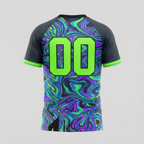 Esbort Acid Neon Pro Jersey - Cyber Swirl Performance Kit
