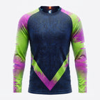 Esbort Cyber Vortex Long-Sleeve Performance Jersey – Acid Neon