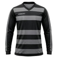 Esbort Performance Long-Sleeve Jersey –  Gray & black Striped Edition