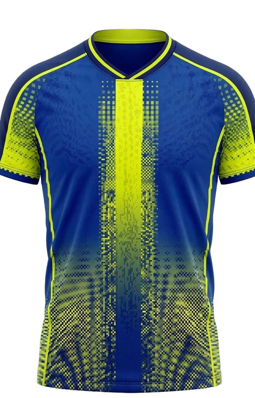 Esbort Volt Edge Performance Jersey – Royal Blue & Electric Lime