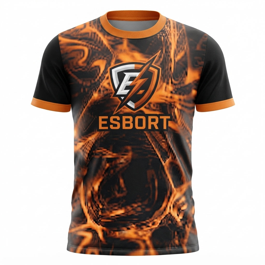 Esbort Performance Esports Jersey – Qrange & Black Edition