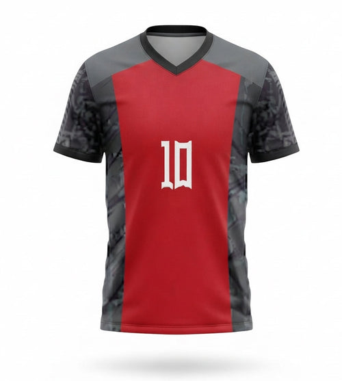 esbort™ Pro Performance Jersey - Red & Gray