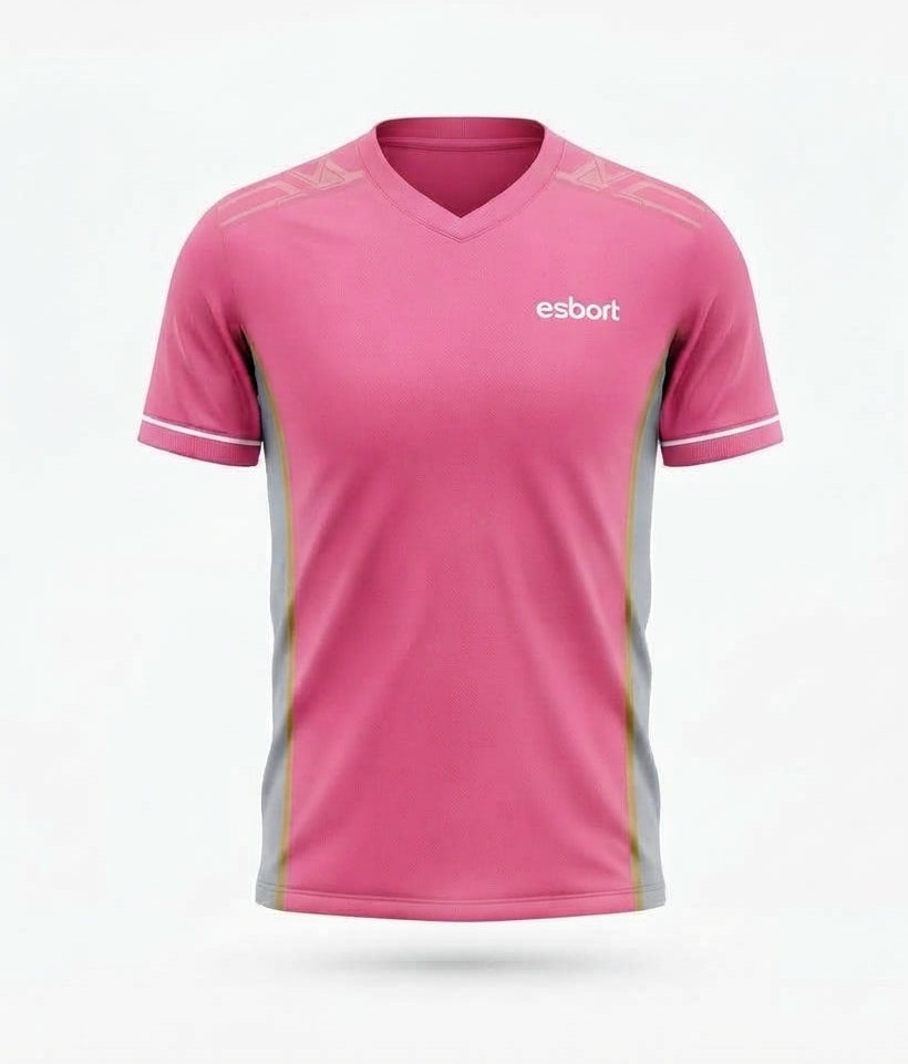 esbort™ Performance Jersey - Pink & Gray