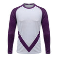 Esbort Performance Long-Sleeve Jersey – White & Purple Graphic Edition