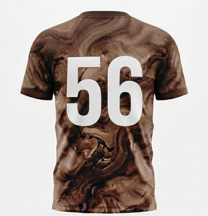 esbort™ brown Wave Pro Soccer Jersey