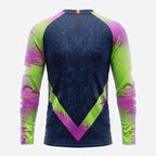 Esbort Cyber Vortex Long-Sleeve Performance Jersey – Acid Neon