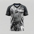 Esbort Monochrome Pro Jersey - Black & White Marble Performance Kit
