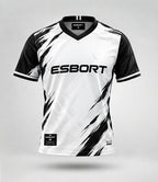 Esbort Monochrome Pro Jersey - White & Black Limited Edition Kit