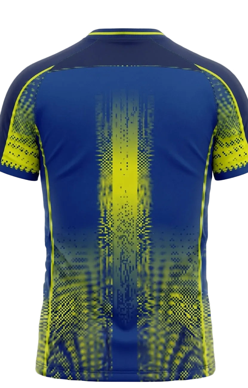 Esbort Volt Edge Performance Jersey – Royal Blue & Electric Lime