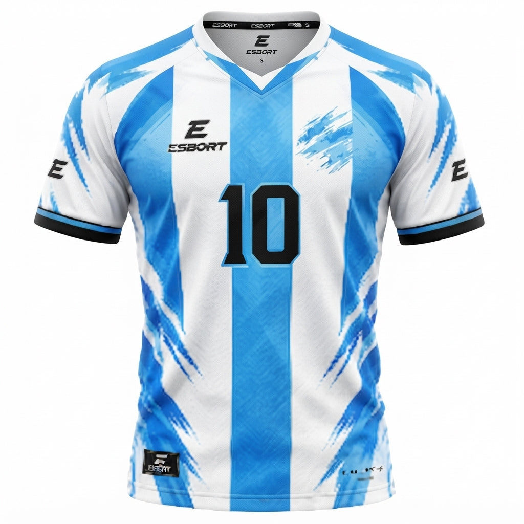 Esbort Performance Jersey – Arctic Blue Stripes